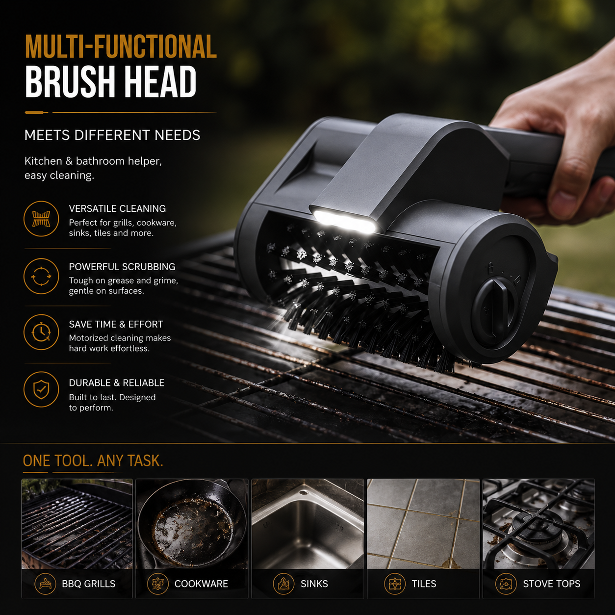 BraaiBaas™ Electric Braai Brush