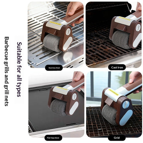 Stainless Steel LED Grill Roller Brush
